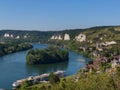 France Les Andelys along River Seine  809221 Royalty Free Stock Photo