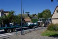 France Les Andelys Trees moved by tractor 847582