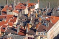France; Lyon; Lyons; roofs of the ancient city Royalty Free Stock Photo
