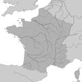 France - Map of France - High Detailed