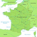 France - Map of France - High Detailed