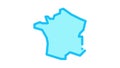 france on map Icon Animation