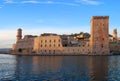 France, Marseilles, 17th Century Fort Saint-Jean. Royalty Free Stock Photo