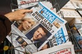 France Matin with Emmanuel Macron and Marine Le Pen on cover