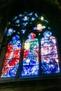 France, Metz, Stained glass windows of Saint Etienne Cathedral in Metz by Marc Chagall