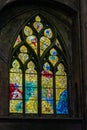 France, Metz, Stained glass windows of Saint Etienne Cathedral in Metz by Marc Chagall