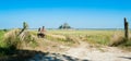 FRANCE, MONT SAINT-MICHEL - AUGUST 10 2012: Landscape view of th Royalty Free Stock Photo