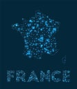 France network map.