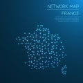 France network map.