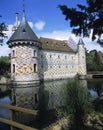 France, Normandy,Chateau St. Germain De Livet Royalty Free Stock Photo
