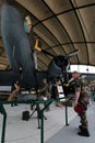 France, Normandy, June 6, 2011 - The Douglas Aircraft, which was used to land the Allied Airborne in Normandy.