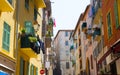 FRANCE. Old town architecture of Nice on French Riviera Royalty Free Stock Photo