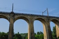 France, old viaduct in Souillac
