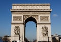 France, Paris: Arc de triomphe Royalty Free Stock Photo