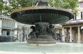 France, Paris, Ave de l'Opera, Fontaine De Theatre Francais Royalty Free Stock Photo