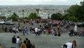 France, Paris, Basilica of the Sacred Heart, city view