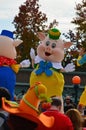 France, Paris, Disneyland, October 14, 2018 Disneyland Paris. Fiddler pigs. Show time