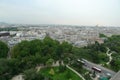 France Paris Eiffel Tower Park Green Outdoor Garden Plants Trees Nature Surroundings Fresh Air Ecology Royalty Free Stock Photo