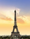 France Paris Eiffel Tower romantic architecture Royalty Free Stock Photo