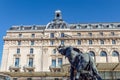 Elephant statue outside museum d`Orsay in Paris