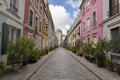 France, Paris, 12eme, 04/2019 : Rue CrÃÂ©mieux, a pedestrian street of one block workerÃ¢â¬â¢s houses