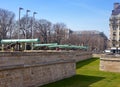 France. Paris. Guns near Les Invalides Royalty Free Stock Photo