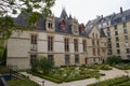 France Paris Hotel de Sens Gardens  809316 Royalty Free Stock Photo
