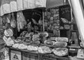 Fair of food products of Italian manufacturers in the open air