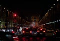 France. Paris. Night street Royalty Free Stock Photo