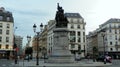 France, Paris, Place de Clichy, Monument to Marechal Moncey