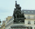France, Paris, Place de Clichy, Monument to Marechal Moncey