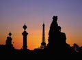 France. paris. place de la concorde. Royalty Free Stock Photo