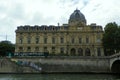 France, Paris, Pont Notre Dame, view of the Paris Commercial Court