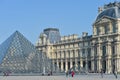 France, Paris, Tuileries Garden, Louvre Art Museum Royalty Free Stock Photo