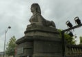 France, Paris, Tuileries Garden, Sphinx statue Royalty Free Stock Photo