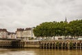 France, Pays de la Loire Region, Loire-Atlantique Department, Nantes city, buildings on the dock of La Fosse along the Loire river