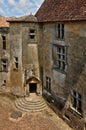 France, picturesque castle of Biron in Dordogne Royalty Free Stock Photo