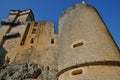 France, picturesque castle of Castelnaud in Dordogne Royalty Free Stock Photo