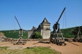 France, picturesque castle of Castelnaud in Dordogne Royalty Free Stock Photo