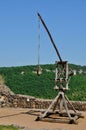 France, picturesque castle of Castelnaud in Dordogne Royalty Free Stock Photo