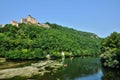 France, picturesque castle of Castelnaud in Dordogne Royalty Free Stock Photo