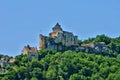 France, picturesque castle of Castelnaud in Dordogne Royalty Free Stock Photo