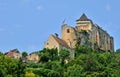 France, picturesque castle of Castelnaud in Dordogne Royalty Free Stock Photo