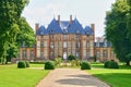 France, the picturesque castle of Fleury la Foret