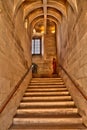 France, the picturesque castle of Le Clos de Vougeot in Bourgogne