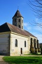 France, the picturesque church of Condecourt