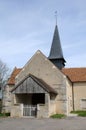 France, picturesque church of Limetz Villez