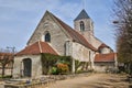 France, picturesque church of Limetz Villez