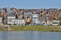 France,picturesque city of La Charite sur Loire in Bourgogne