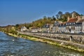 France,picturesque city of La Charite sur Loire in Bourgogne